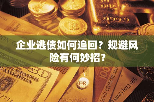 武汉企业逃债如何追回？规避风险有何妙招？