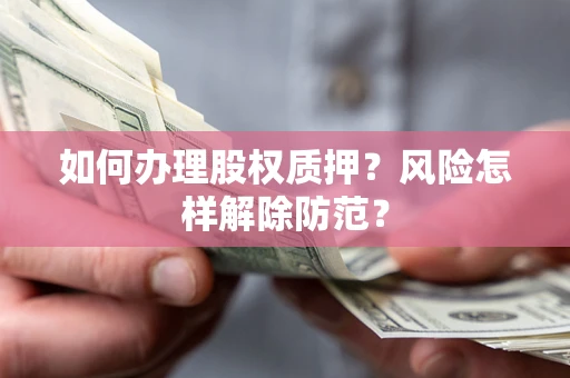 武汉如何办理股权质押？风险怎样解除防范？