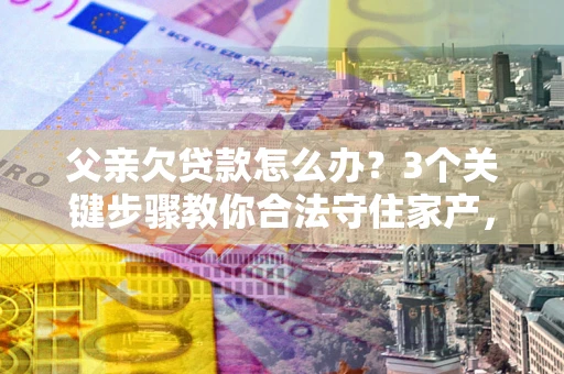 武汉父亲欠贷款怎么办？3个关键步骤教你合法守住家产，别再傻傻替还了！