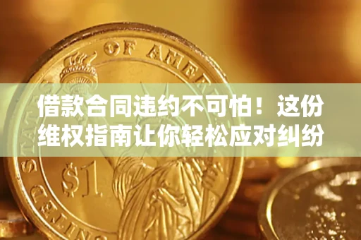 武汉借款合同违约不可怕！这份维权指南让你轻松应对纠纷