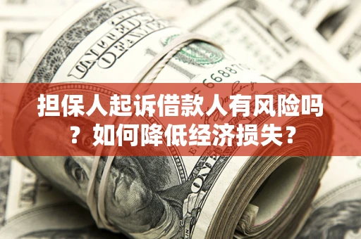 武汉担保人起诉借款人有风险吗？如何降低经济损失？