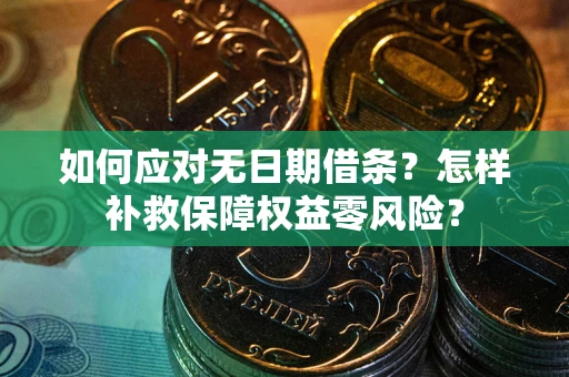 武汉如何应对无日期借条？怎样补救保障权益零风险？
