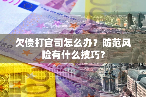 武汉欠债打官司怎么办？防范风险有什么技巧？