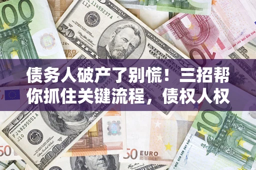 武汉债务人破产了别慌！三招帮你抓住关键流程，债权人权益不再缩水