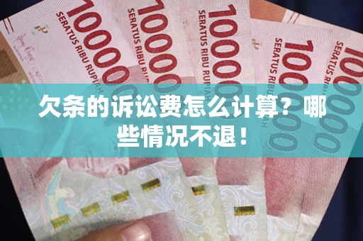 武汉欠条的诉讼费怎么计算?哪些情况不退! 武汉欠条的诉讼费怎么计算?哪些情况不退!