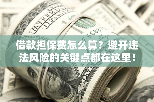 武汉借款担保费怎么算？避开违法风险的关键点都在这里！