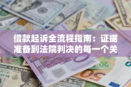 武汉借款起诉全流程指南：证据准备到法院判决的每一个关键步骤